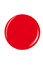 Vector color of a firey red circle sample color swatch lay in white background